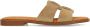 Manfield Dames beige suède slippers - Thumbnail 2
