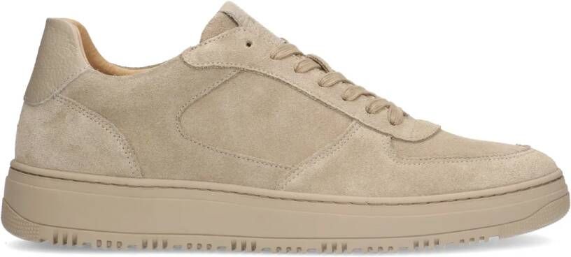 Manfield Beige suède sneakers