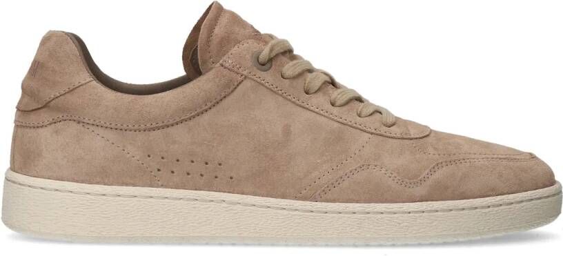 Manfield Beige suède sneakers
