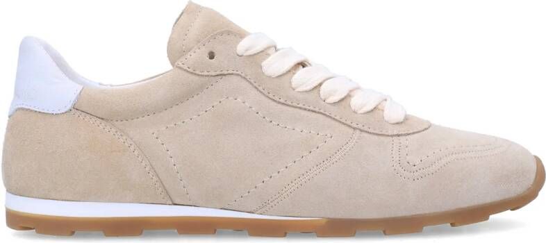 Manfield Beige suéde sneakers