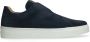 Manfield Dames Blauwe suède loafers - Thumbnail 3
