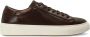 Manfield Heren Bruine leren sneakers - Thumbnail 2