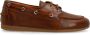 Manfield Dames Cognac leren bootschoenen - Thumbnail 2