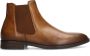 Manfield Heren Cognac leren chelsea boots - Thumbnail 3