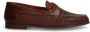 Manfield Heren Cognac leren loafers - Thumbnail 3