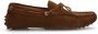 Manfield Heren Cognac suède loafers - Thumbnail 3