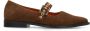 Manfield Dames Cognac suède loafers - Thumbnail 3