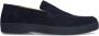Manfield Heren Donker blauwe suède loafers - Thumbnail 3