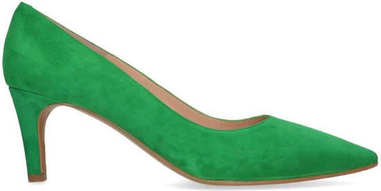 Manfield Groene pumps - Schoenen.nl