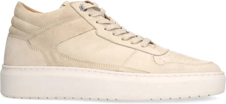Manfield Heren Beige nubuck sneakers