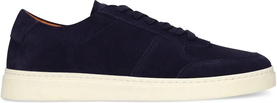 Manfield Heren Blauwe suède sneakers - Foto 2