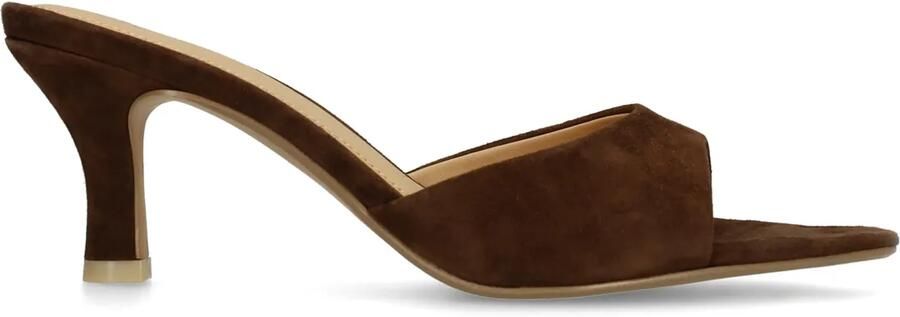 Manfield Dames Bruine suède pumps - Foto 2