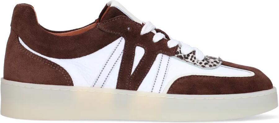 Manfield Dames Bruine suède sneakers - Foto 2