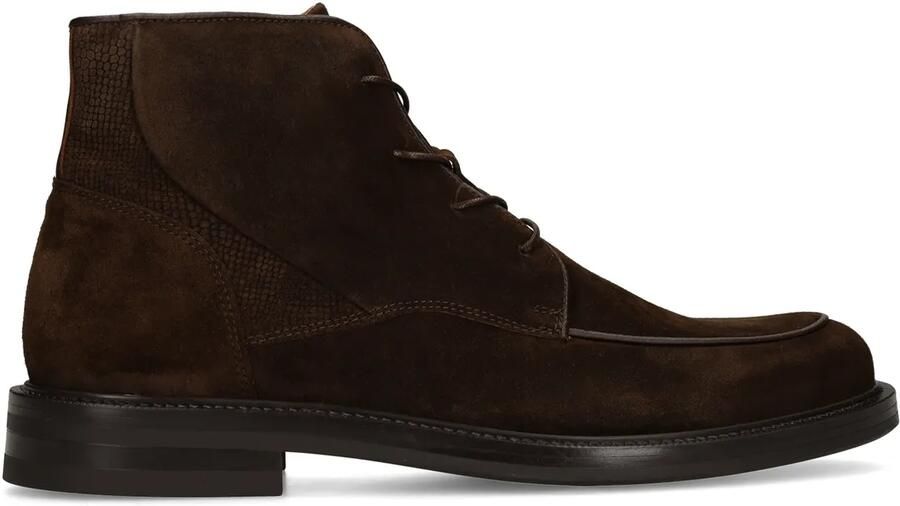 Manfield Heren Bruine suède veterboots