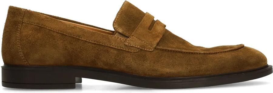 Manfield Heren Cognac suède loafers - Foto 2