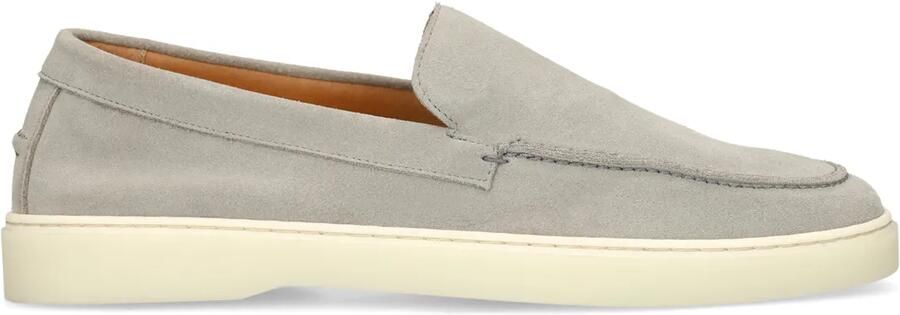 Manfield Heren Grijze suède loafers - Foto 2