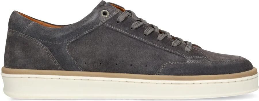 Manfield Heren Grijze suède sneakers - Foto 2