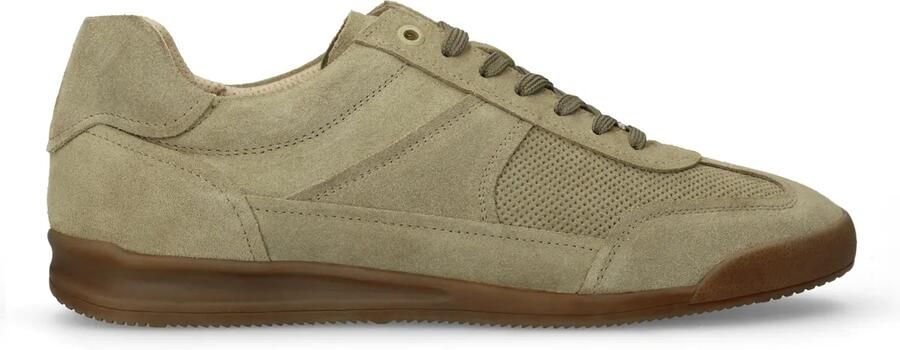 Manfield Heren Groene suède sneakers - Foto 2