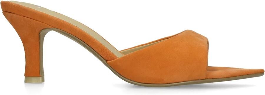 Manfield Dames Oranje suède pumps - Foto 2