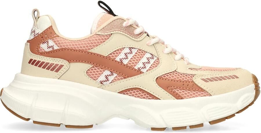 Manfield Dames Roze mesh sneakers - Foto 2