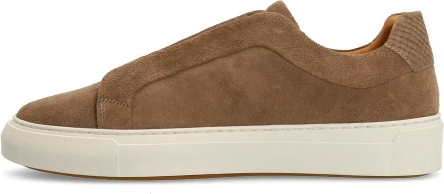 Manfield Heren Taupe suède sneakers - Foto 2