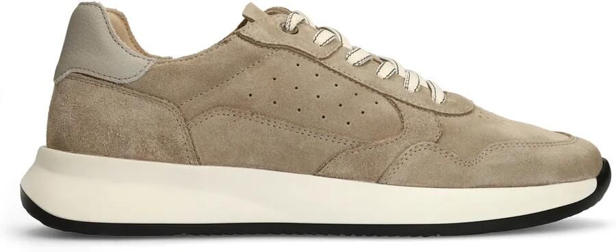 Manfield Heren Taupe suède sneakers - Foto 2