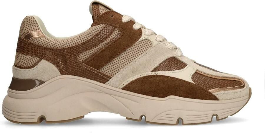 Manfield Dames Taupe suède sneakers - Foto 2