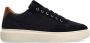 Manfield nubuck sneakers donkerblauw - Thumbnail 3