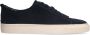 Manfield suède sneakers donkerblauw - Thumbnail 3