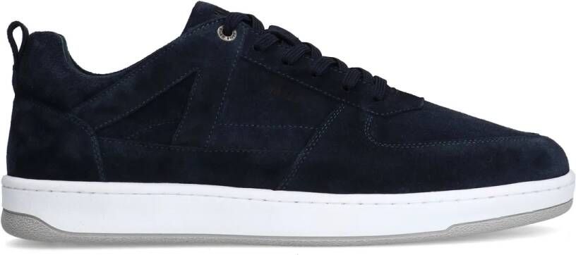 Manfield Navy suède sneakers