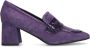 Manfield Dames Paarse suède pumps - Thumbnail 3