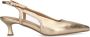 Manfield Dames PRE ORDER Gouden leren slingback pumps - Thumbnail 3