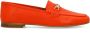 Manfield Dames Rode leren loafers - Thumbnail 3