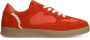Manfield Dames Rode suède sneakers - Thumbnail 2