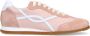 Manfield Dames Roze leren sneakers - Thumbnail 2