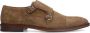 Manfield Heren Taupe suède gespschoenen - Thumbnail 3