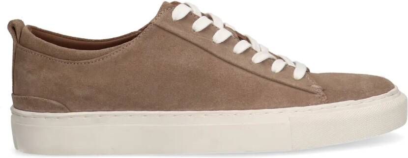 Manfield Taupe suède sneakers