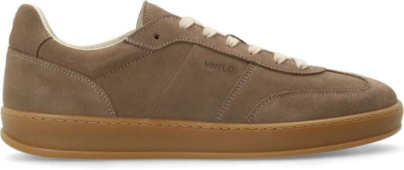 Manfield Heren Taupe suède sneakers - Foto 2