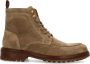 Manfield Heren Taupe suède veterboots - Thumbnail 2