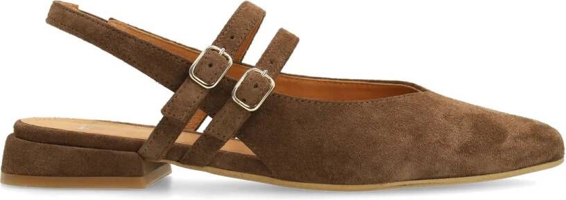 Manfield Dames x Gabriela Bruine suède slingbacks - Foto 2