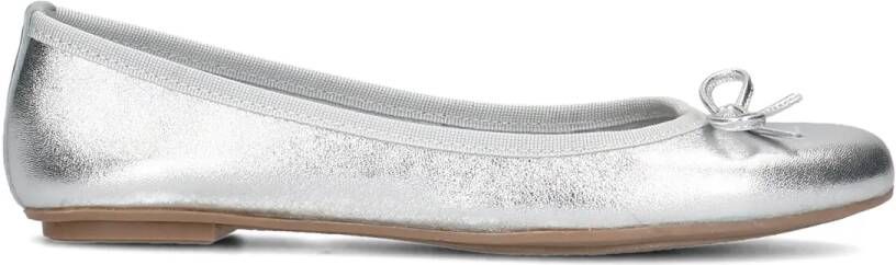 Manfield Dames Zilveren leren ballerina's