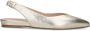 Manfield Dames Zilveren leren slingback ballerina's - Thumbnail 3