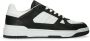 Manfield Heren Zwarte leren sneakers - Thumbnail 3