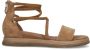 No Stress Dames Beige suède sandalen met bandjes - Thumbnail 3