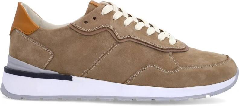 No stress Beige nubuck sneakers