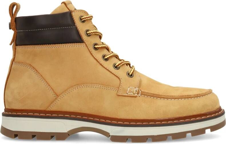 No Stress Heren Gele nubuck veterboots