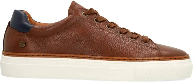 No Stress Heren Cognac leren sneakers