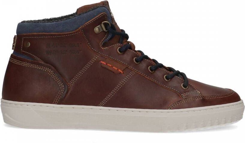 No Stress Heren Cognac leren veterboots - Foto 2