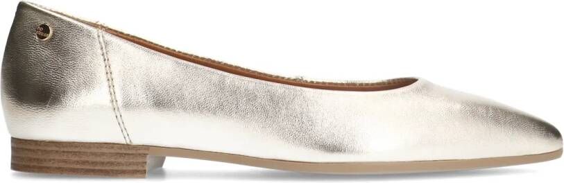 No stress Gouden leren ballerina's