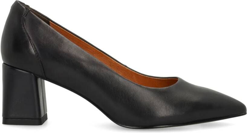 No Stress Dames Donkerblauwe leren pumps - Foto 2